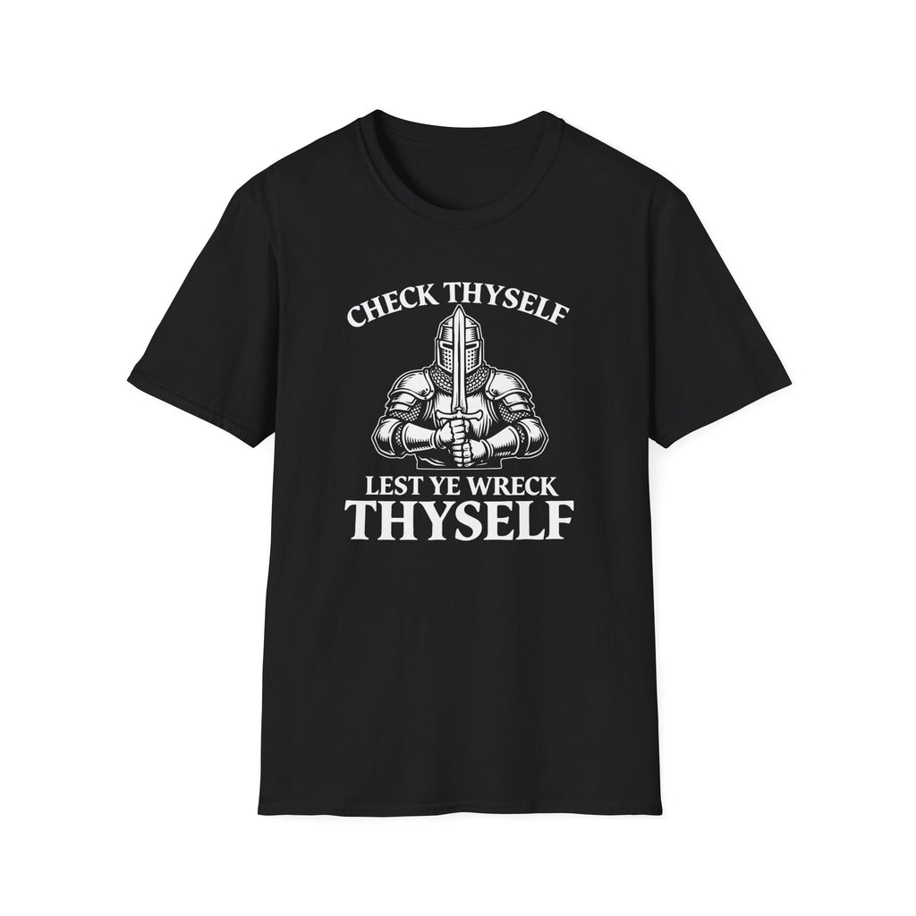 Check Thyself T-Shirt – Clumsy Knight