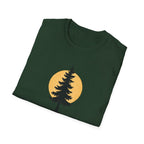 Pine Tree Silhouette Sunset T-Shirt