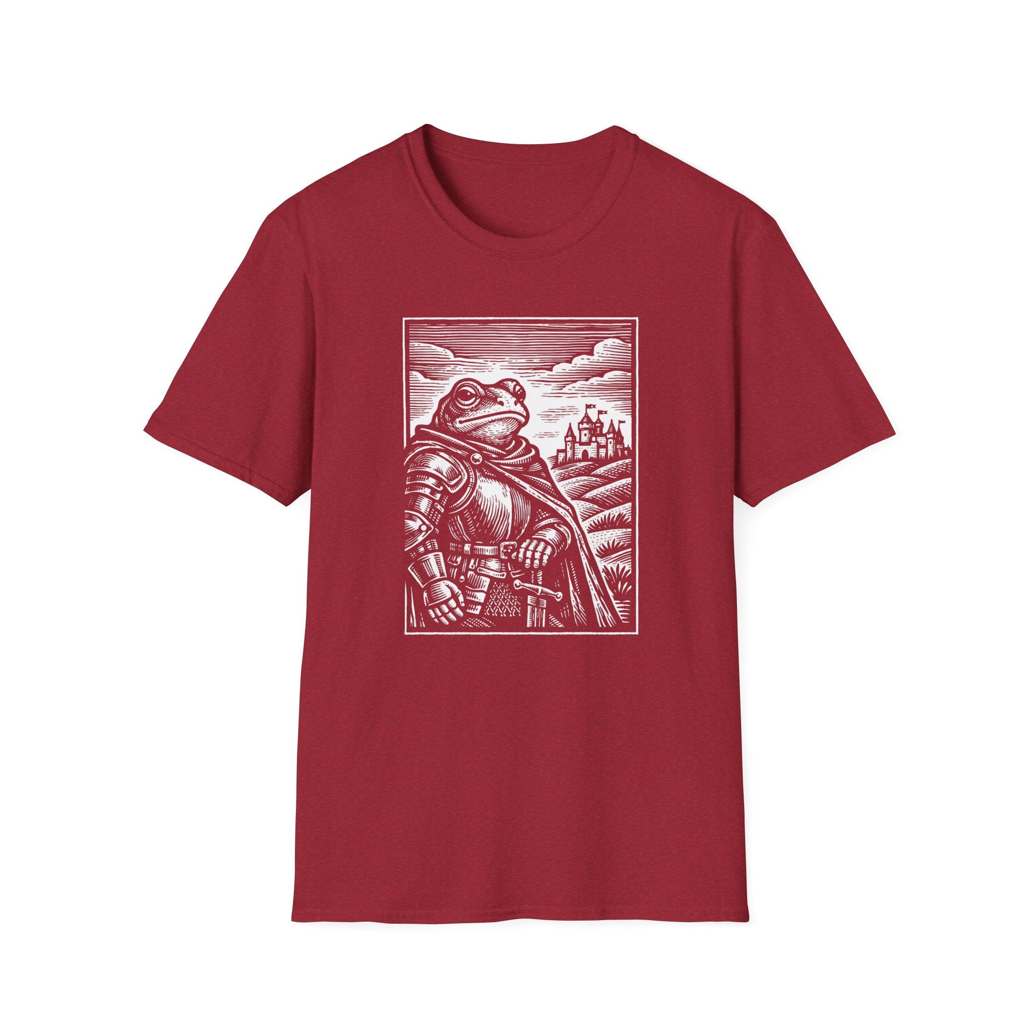 Frog Knight Woodcut T-Shirt
