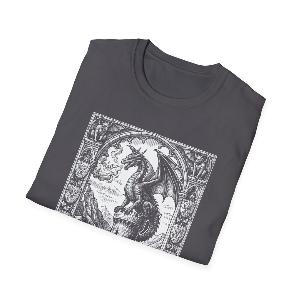 Dragon On Castle T-Shirt