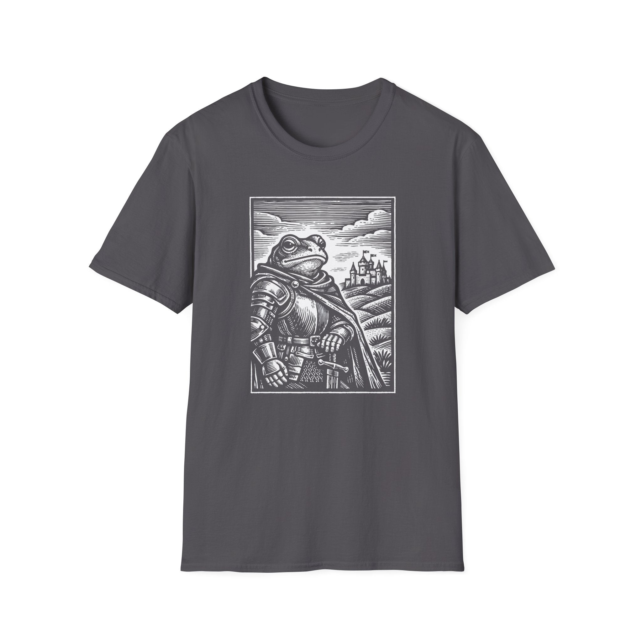Frog Knight Woodcut T-Shirt
