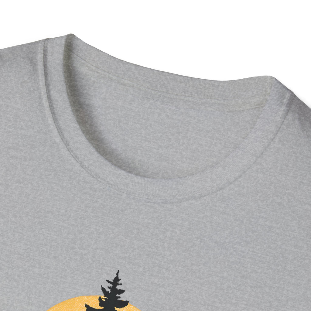 Pine Tree Silhouette Sunset T-Shirt