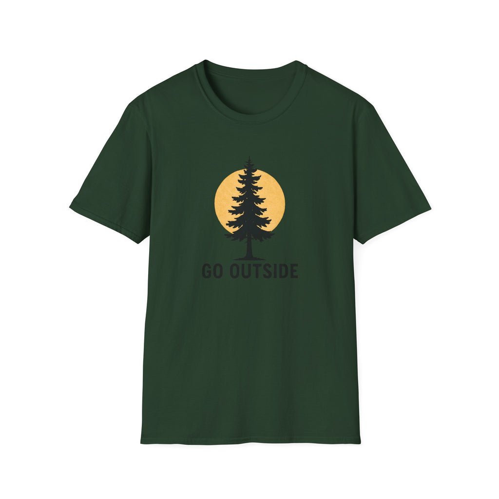Pine Tree Silhouette Sunset T-Shirt