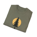 Pine Tree Silhouette Sunset T-Shirt