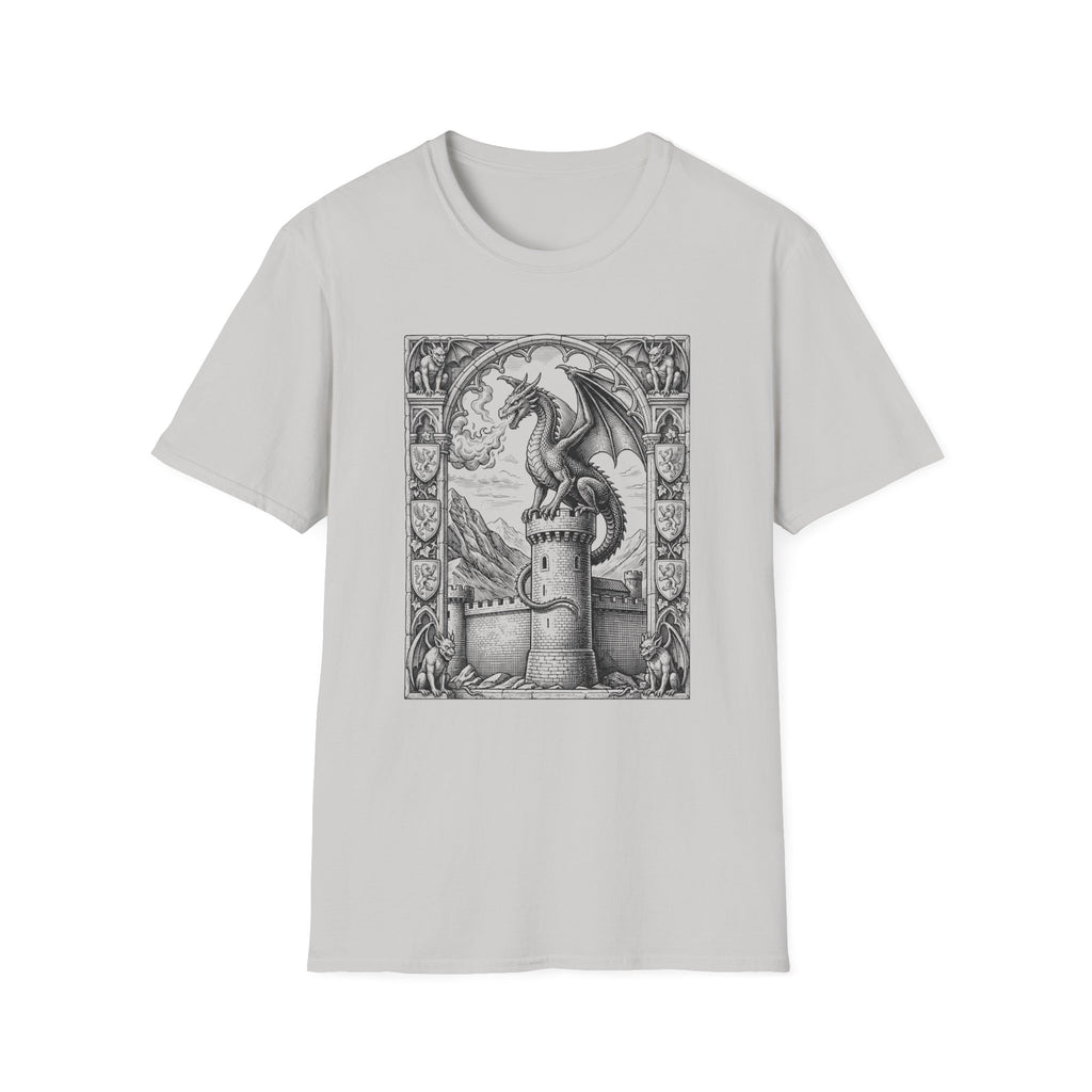 Dragon On Castle T-Shirt