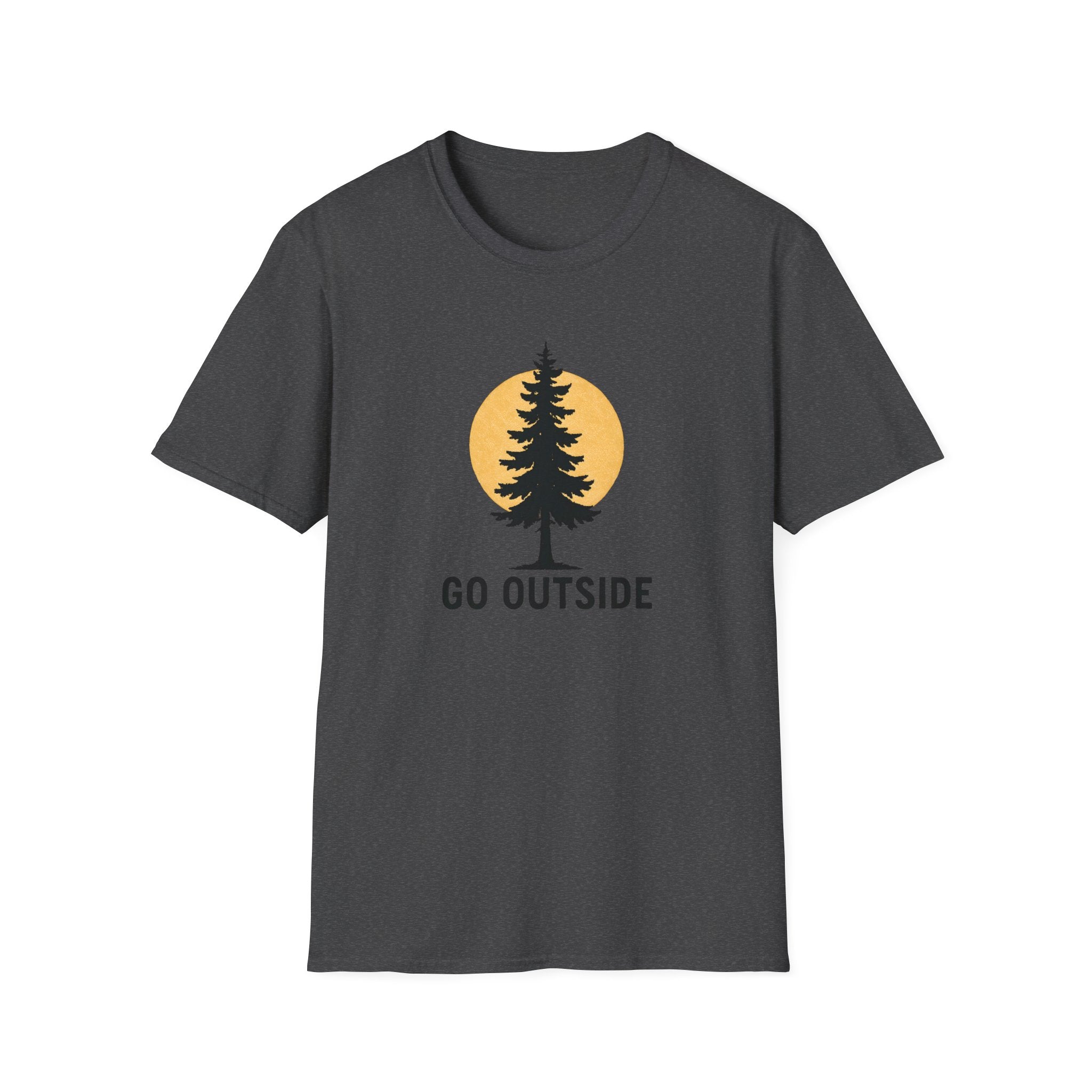 Pine Tree Silhouette Sunset T-Shirt