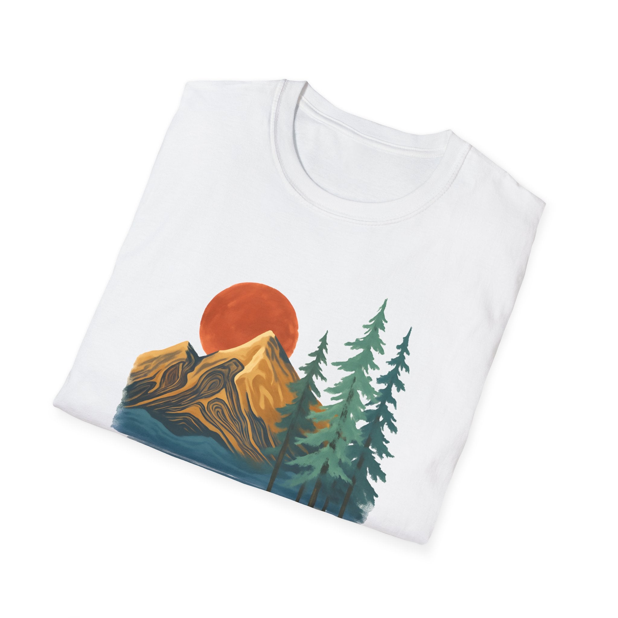 Sunset Mountain Scene T-Shirt
