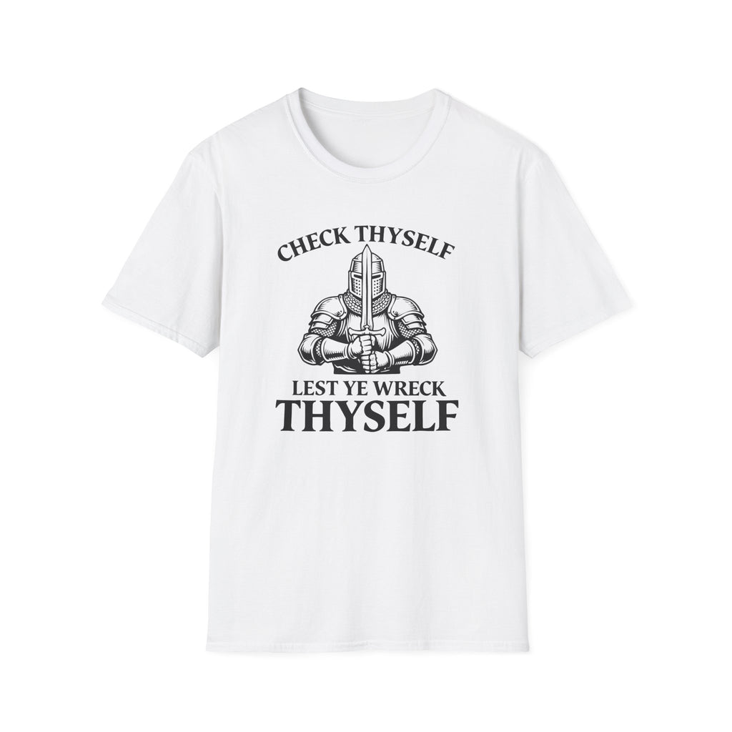 Check Thyself T-Shirt – Clumsy Knight
