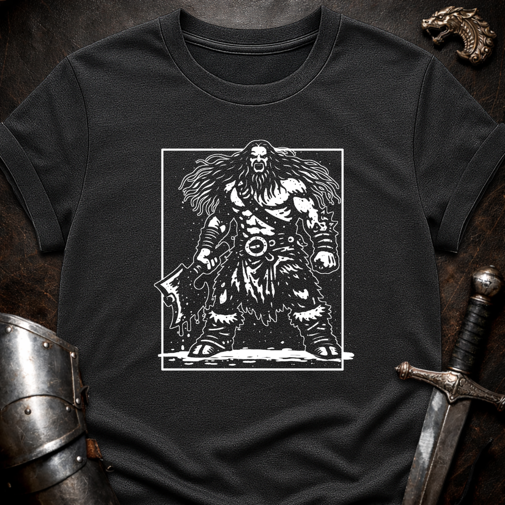 Barbarian with Axe T-Shirt