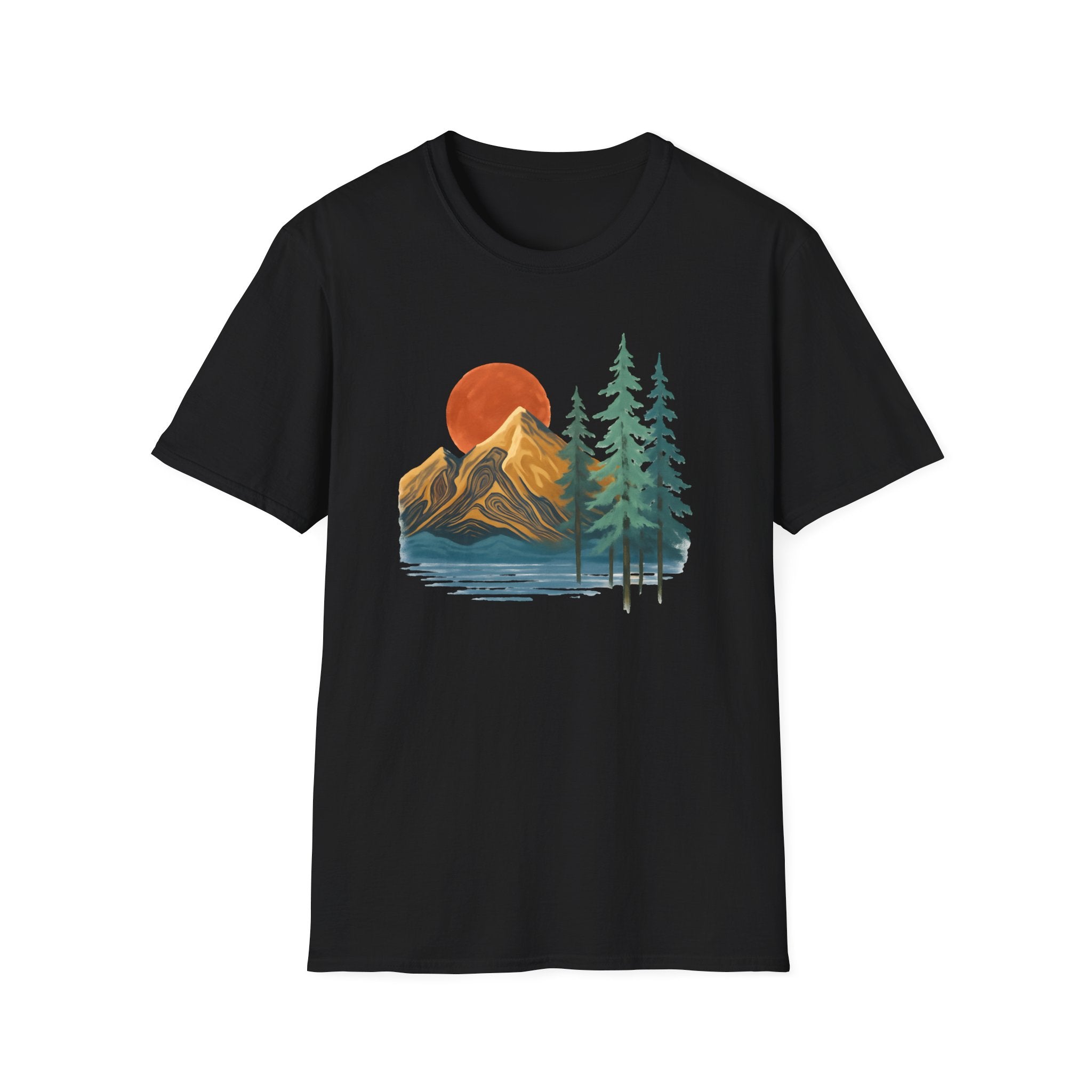 Sunset Mountain Scene T-Shirt