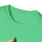 Pine Tree Silhouette Sunset T-Shirt
