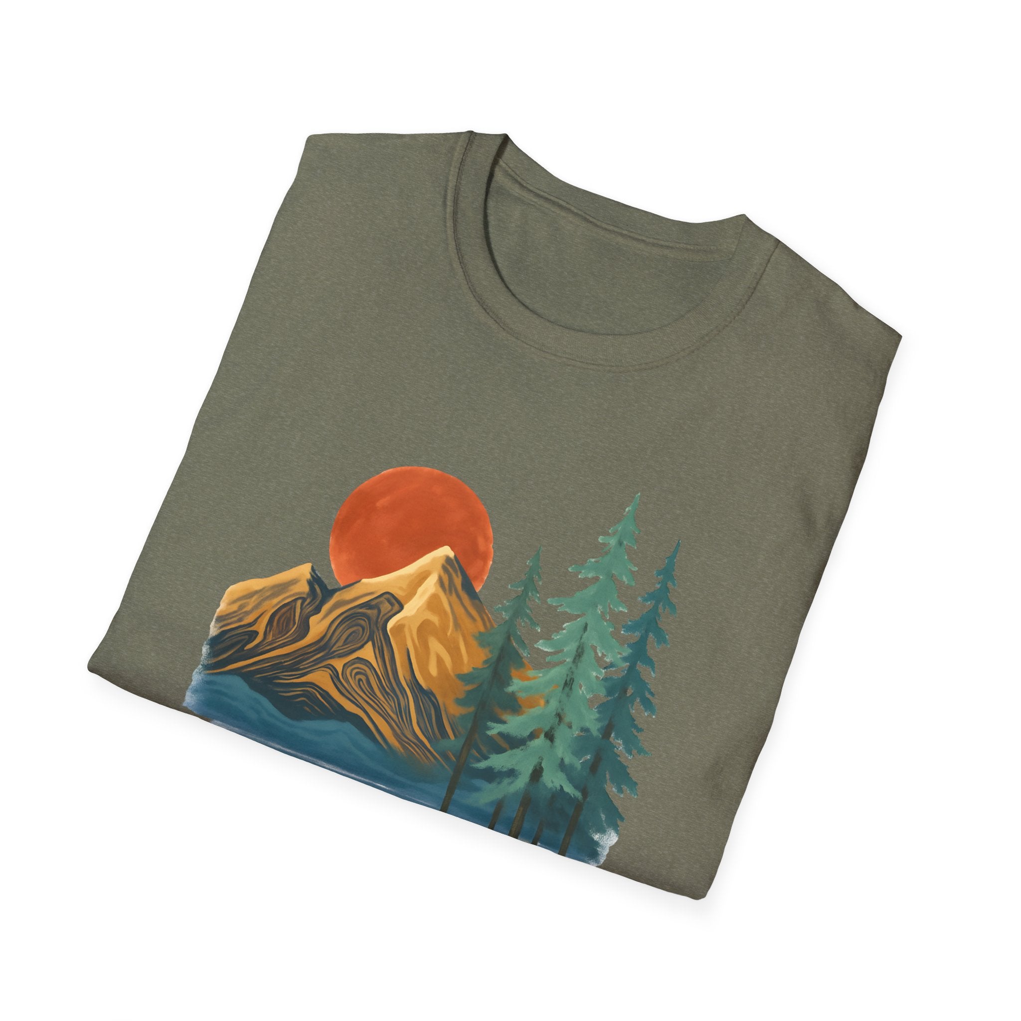 Sunset Mountain Scene T-Shirt