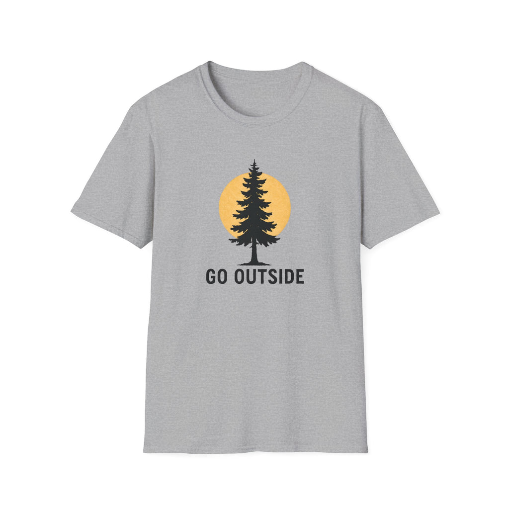 Pine Tree Silhouette Sunset T-Shirt