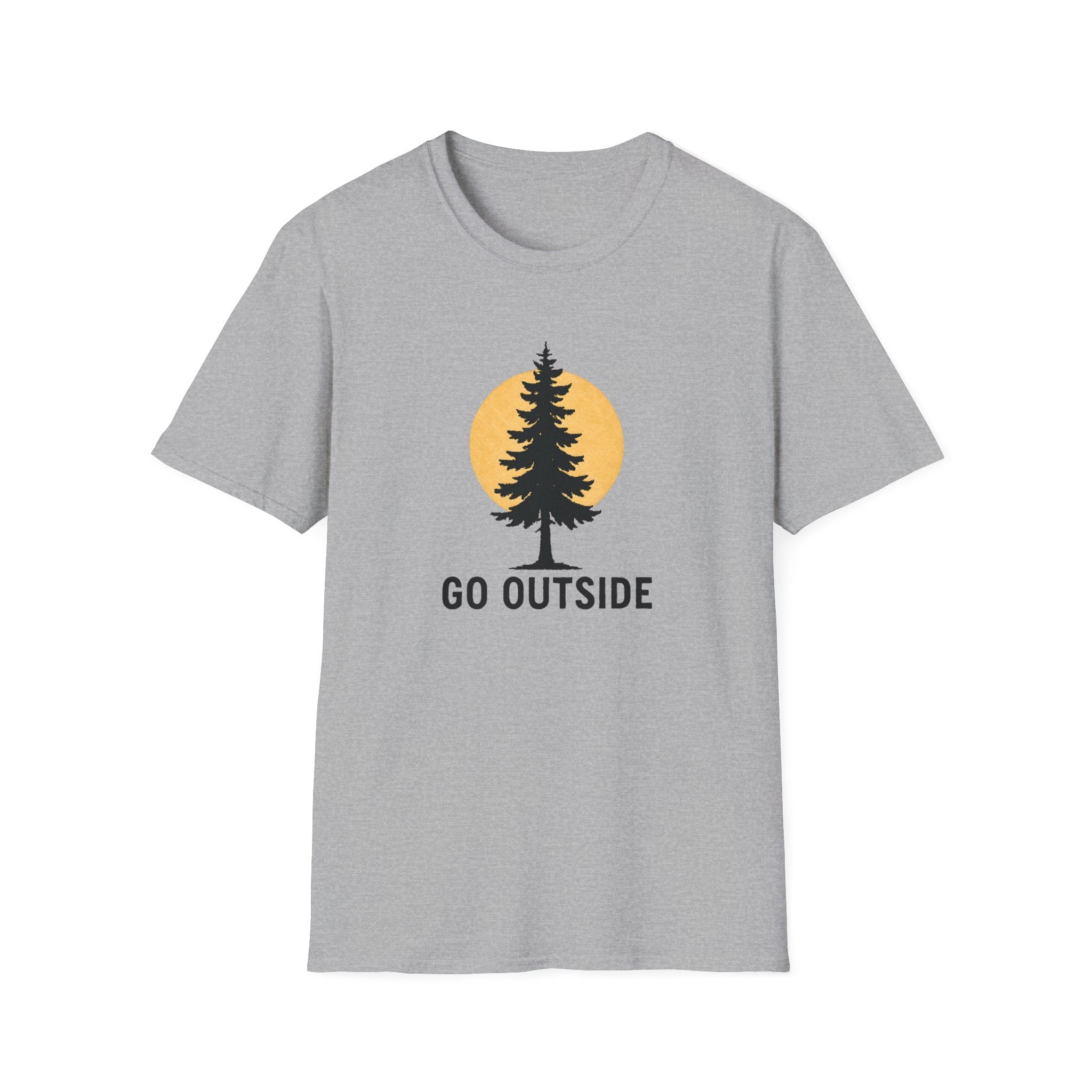 Pine Tree Silhouette Sunset T-Shirt
