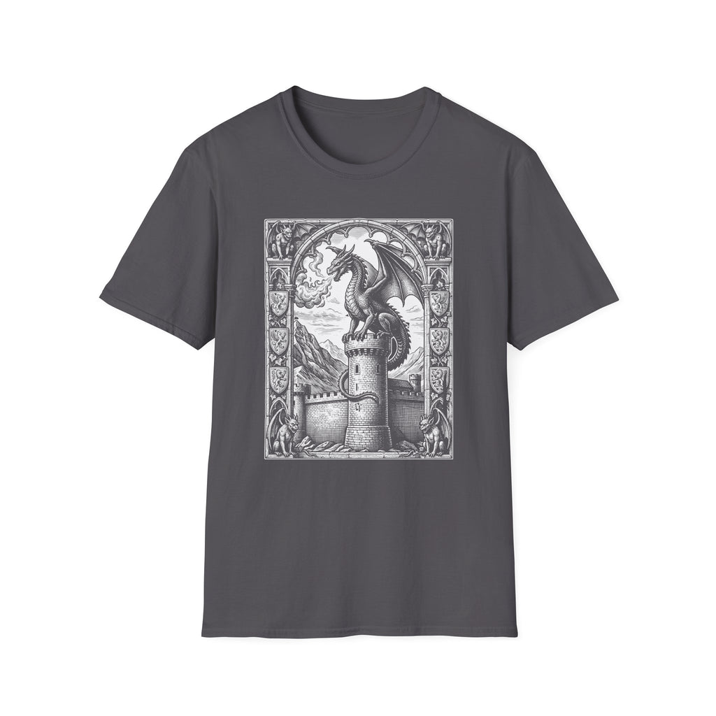 Dragon On Castle T-Shirt