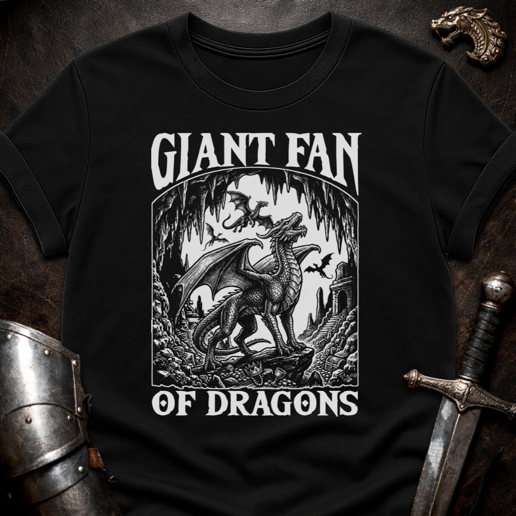 Giant Fan of Dragons T-Shirt