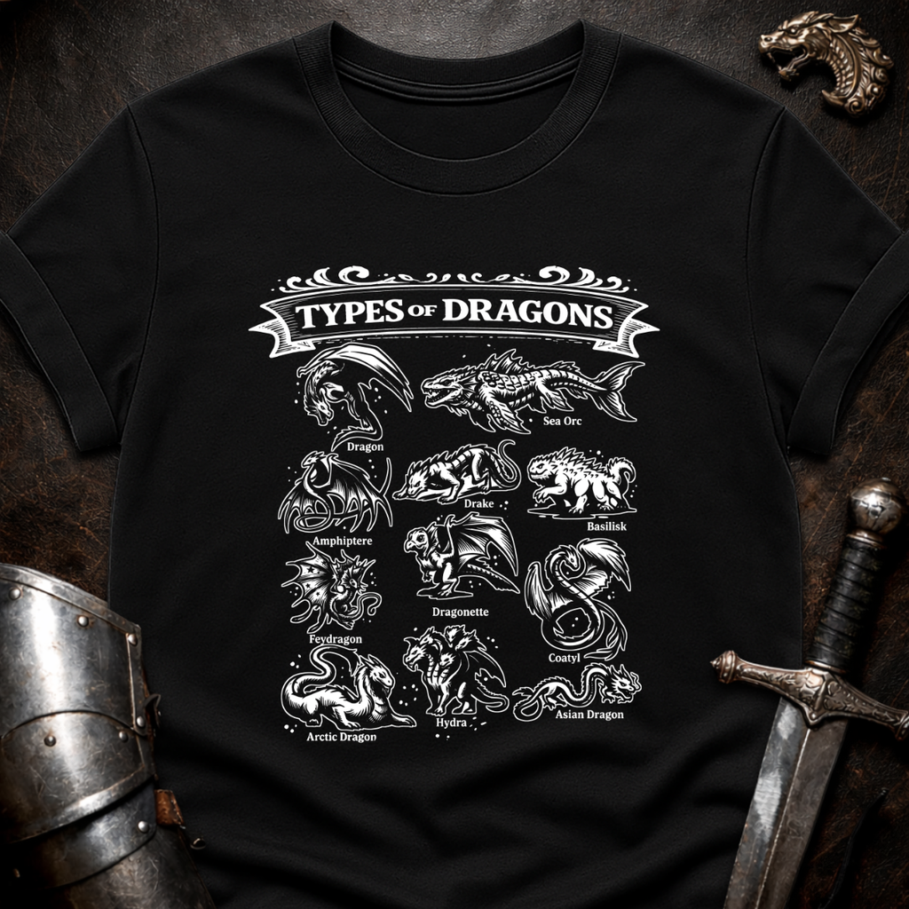 Types of Dragons T-Shirt