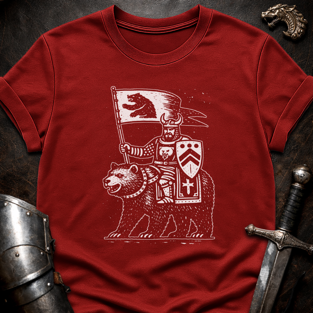 Viking on Bear T-Shirt