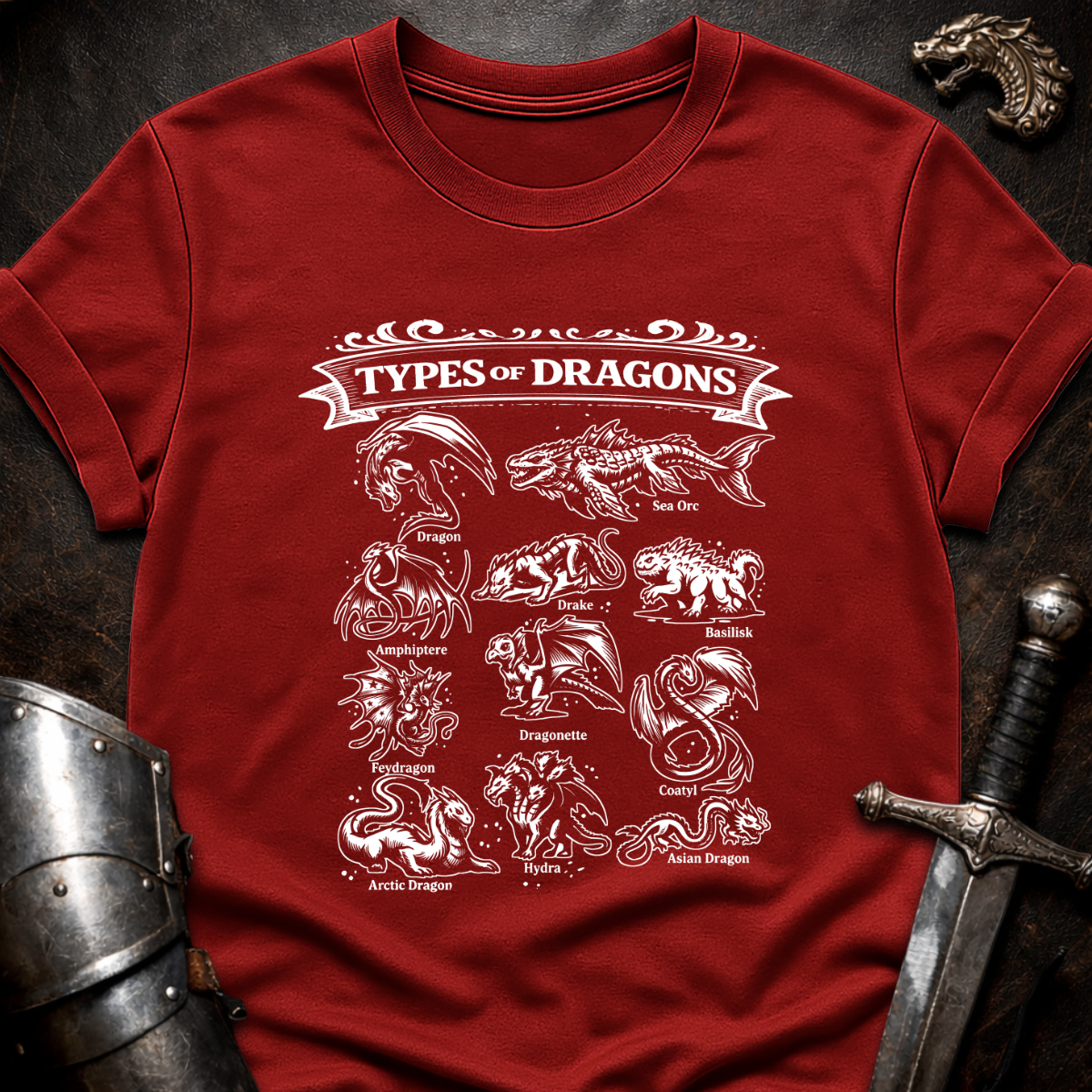Types of Dragons T-Shirt