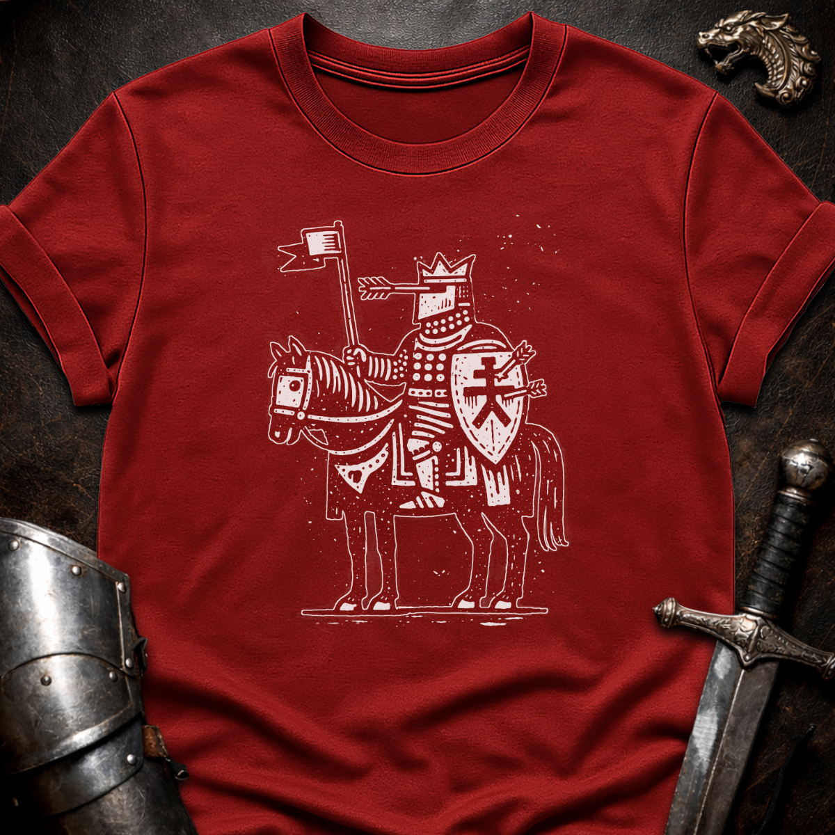 Knight On Horse T-Shirt