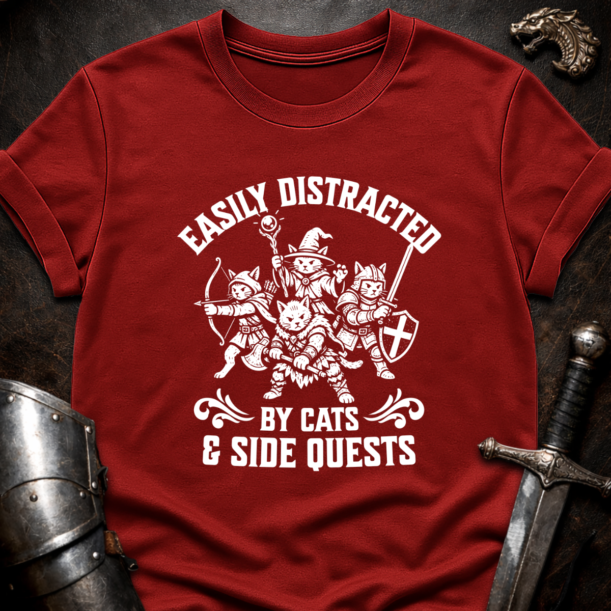 Cats & Side Quests T-Shirt