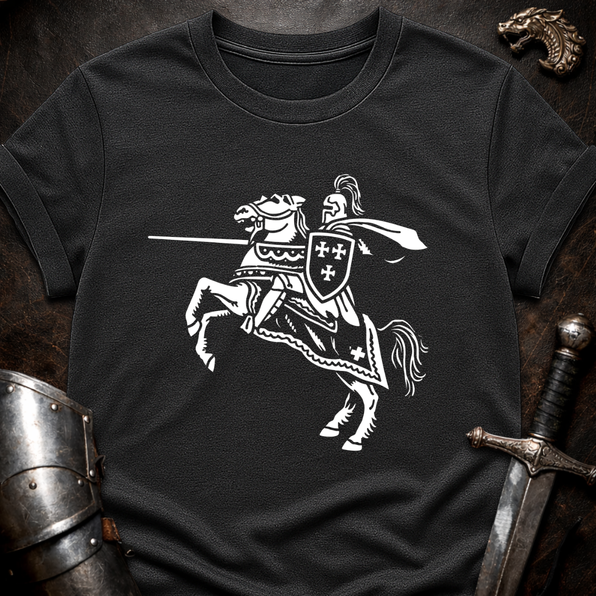Jouster on Horse T-Shirt