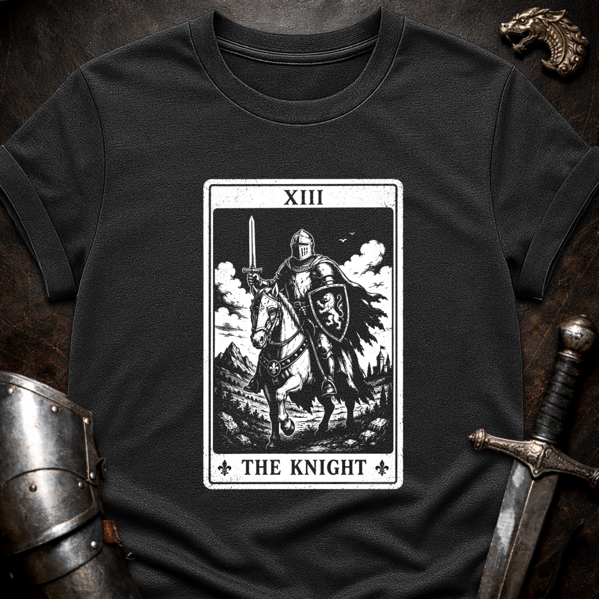 The Knight Taro Card T-Shirt