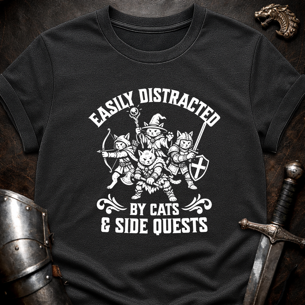 Cats & Side Quests T-Shirt