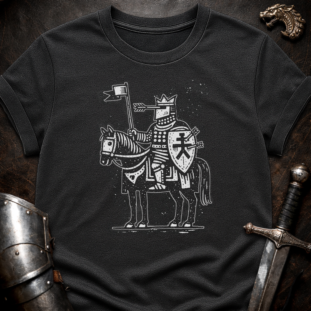 Knight On Horse T-Shirt