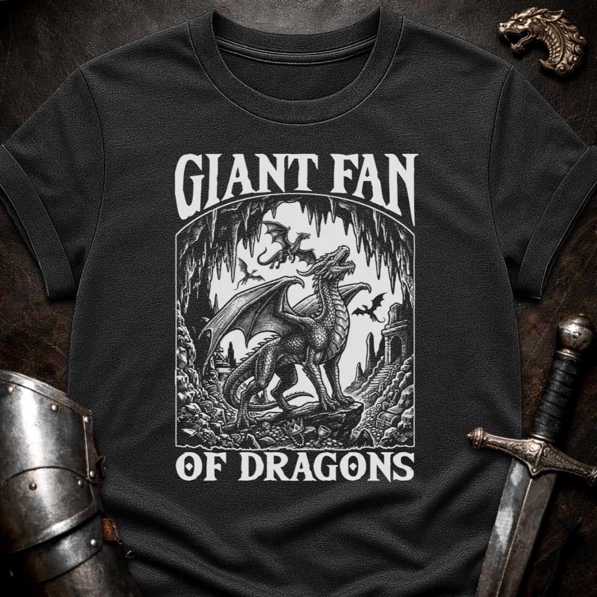 Giant Fan of Dragons T-Shirt
