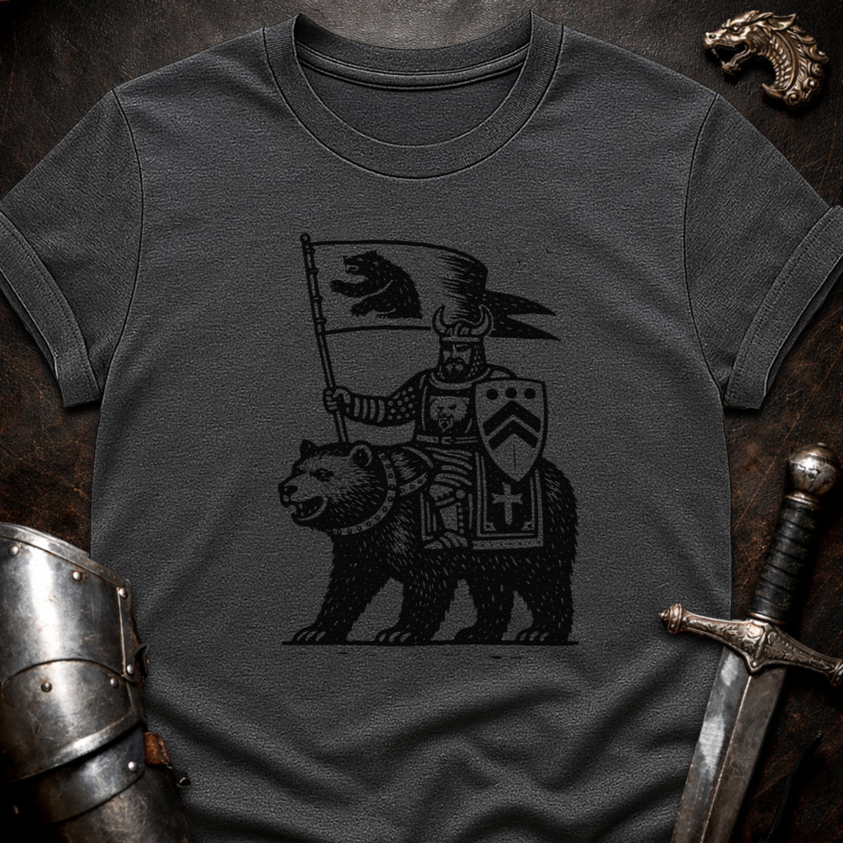 Viking on Bear T-Shirt