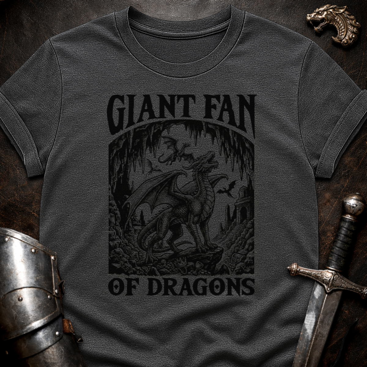 Giant Fan of Dragons T-Shirt