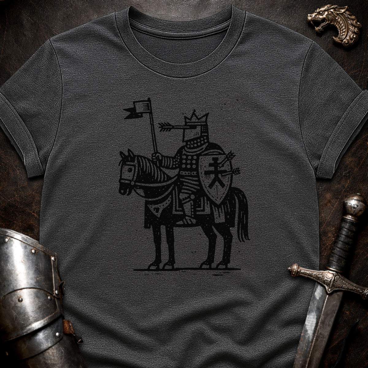 Knight On Horse T-Shirt