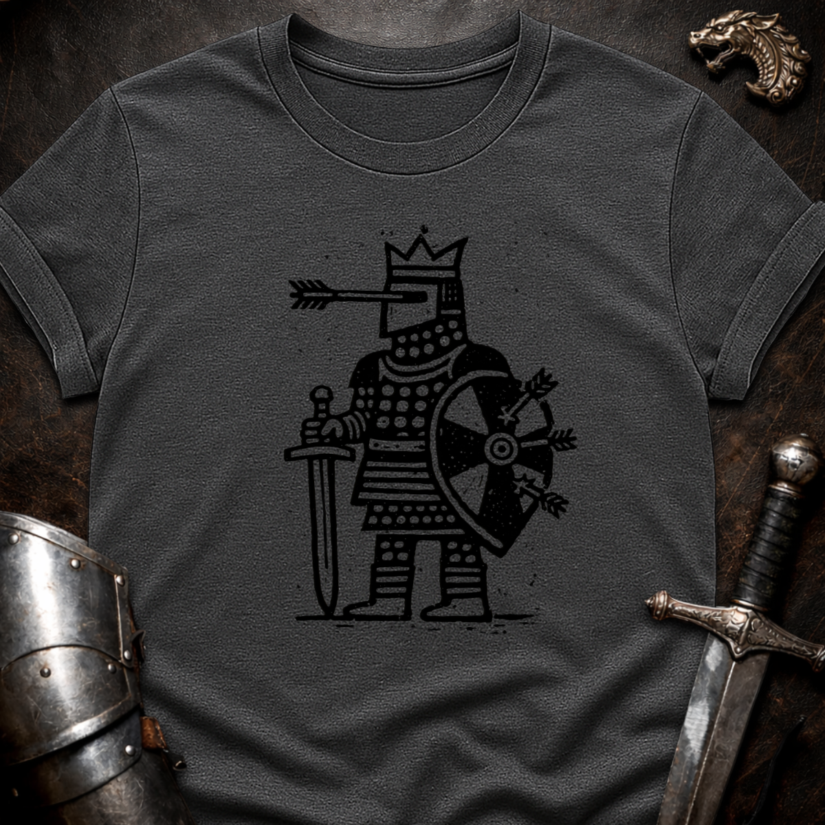 Knight With Arrow T-Shirt