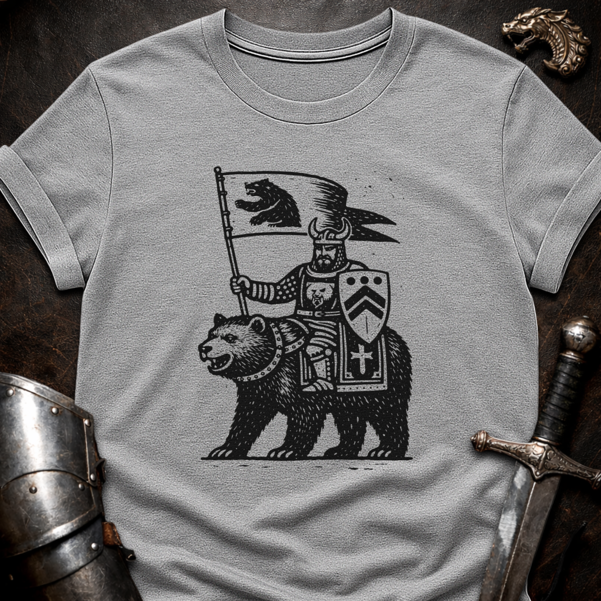 Viking on Bear T-Shirt