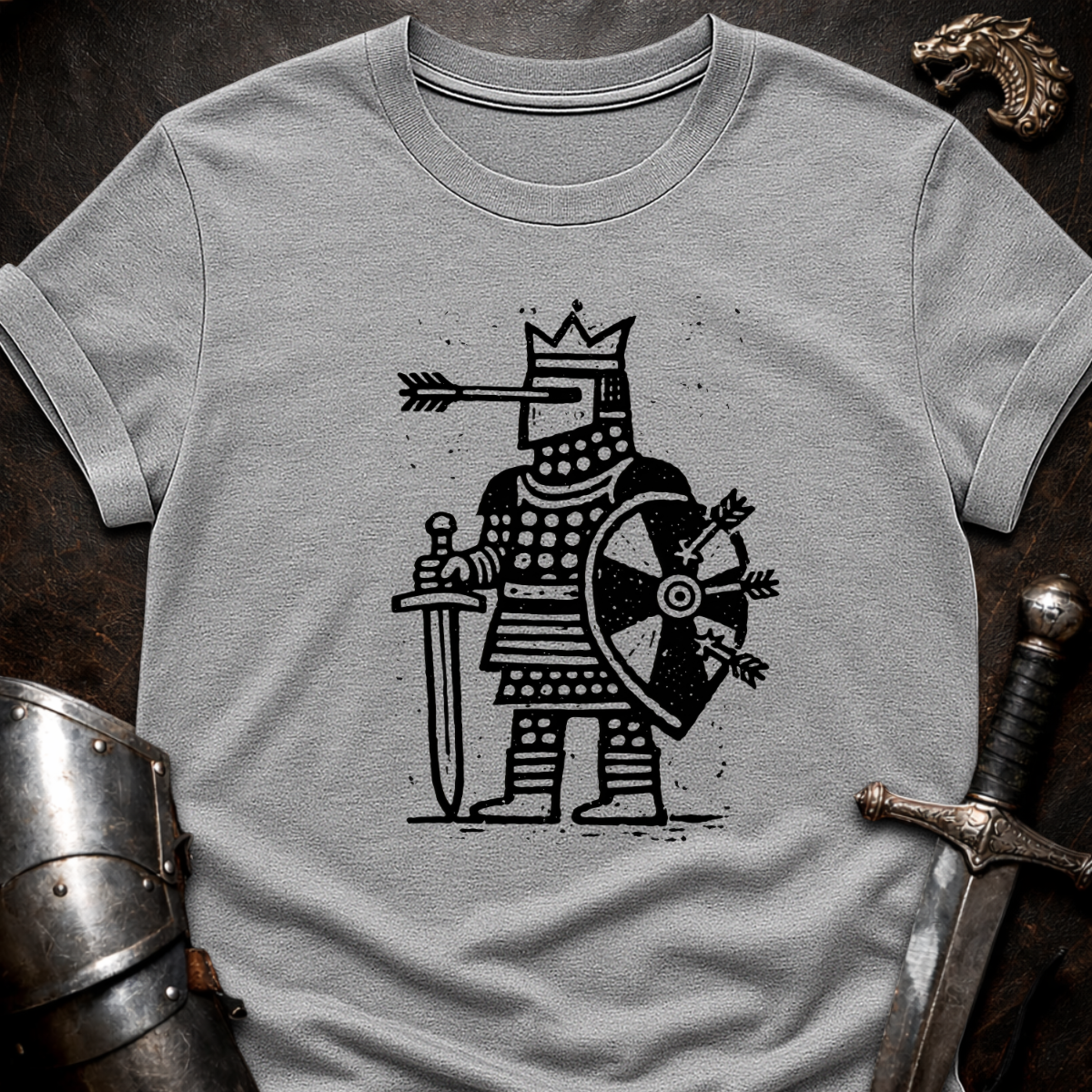 Knight With Arrow T-Shirt