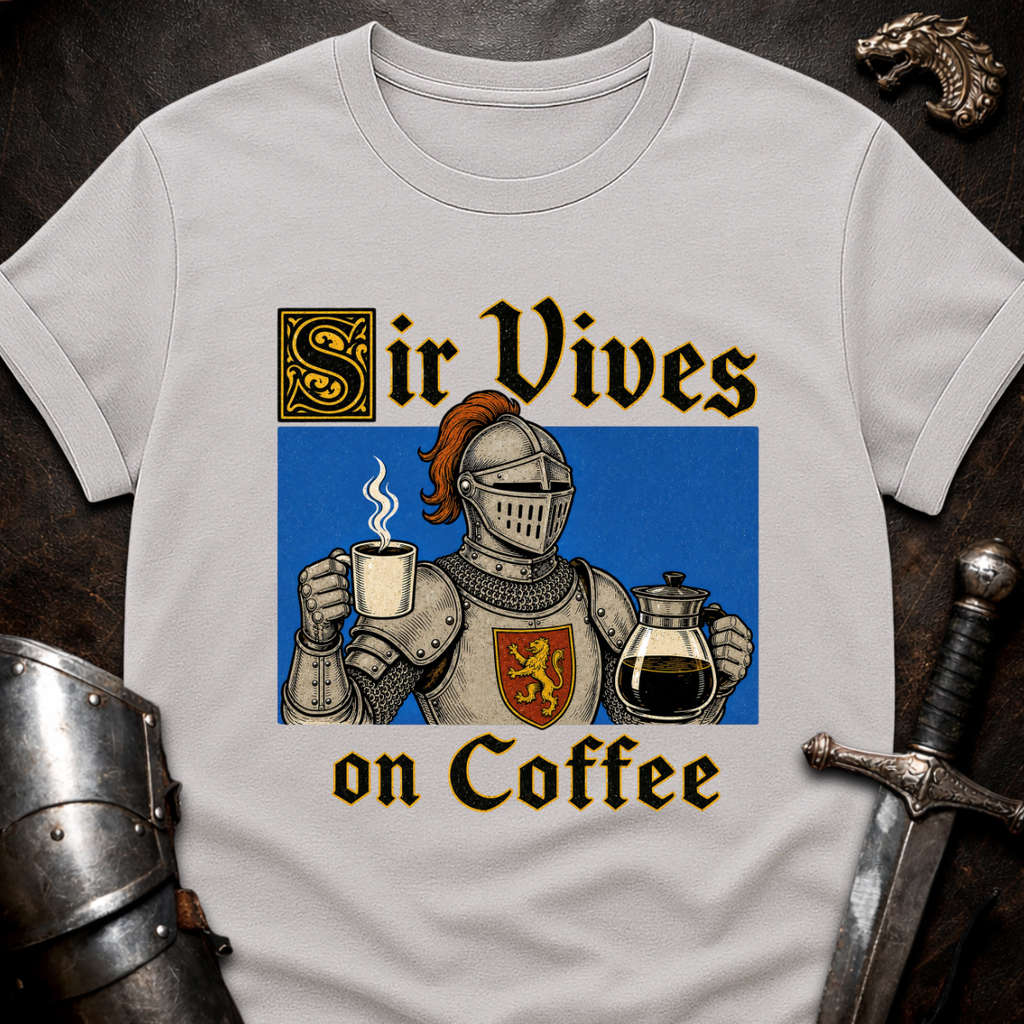 Sir Vives on Coffee T-Shirt