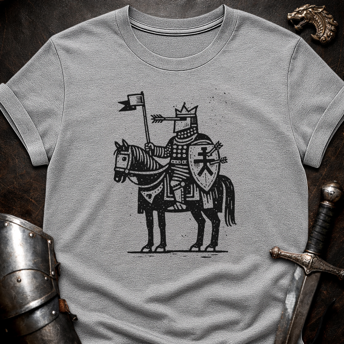 Knight On Horse T-Shirt