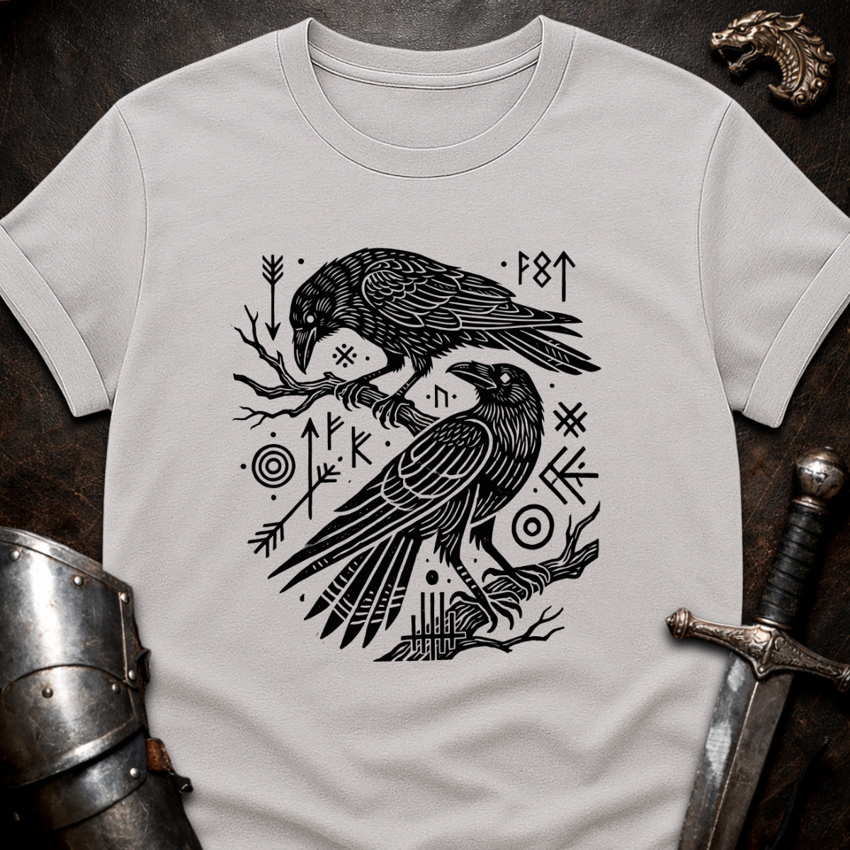 Ravens on Branches T-Shirt