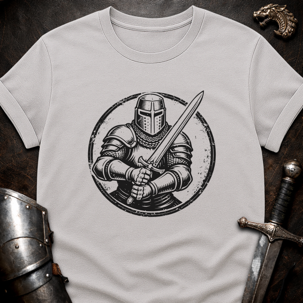 Knight in Circle T-Shirt