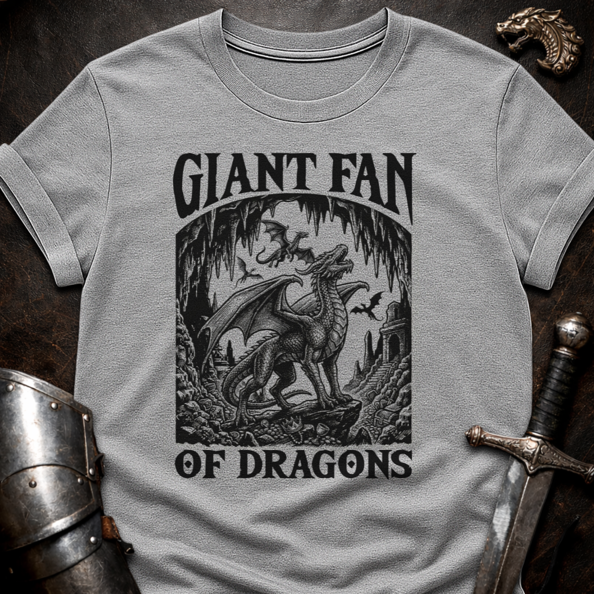 Giant Fan of Dragons T-Shirt