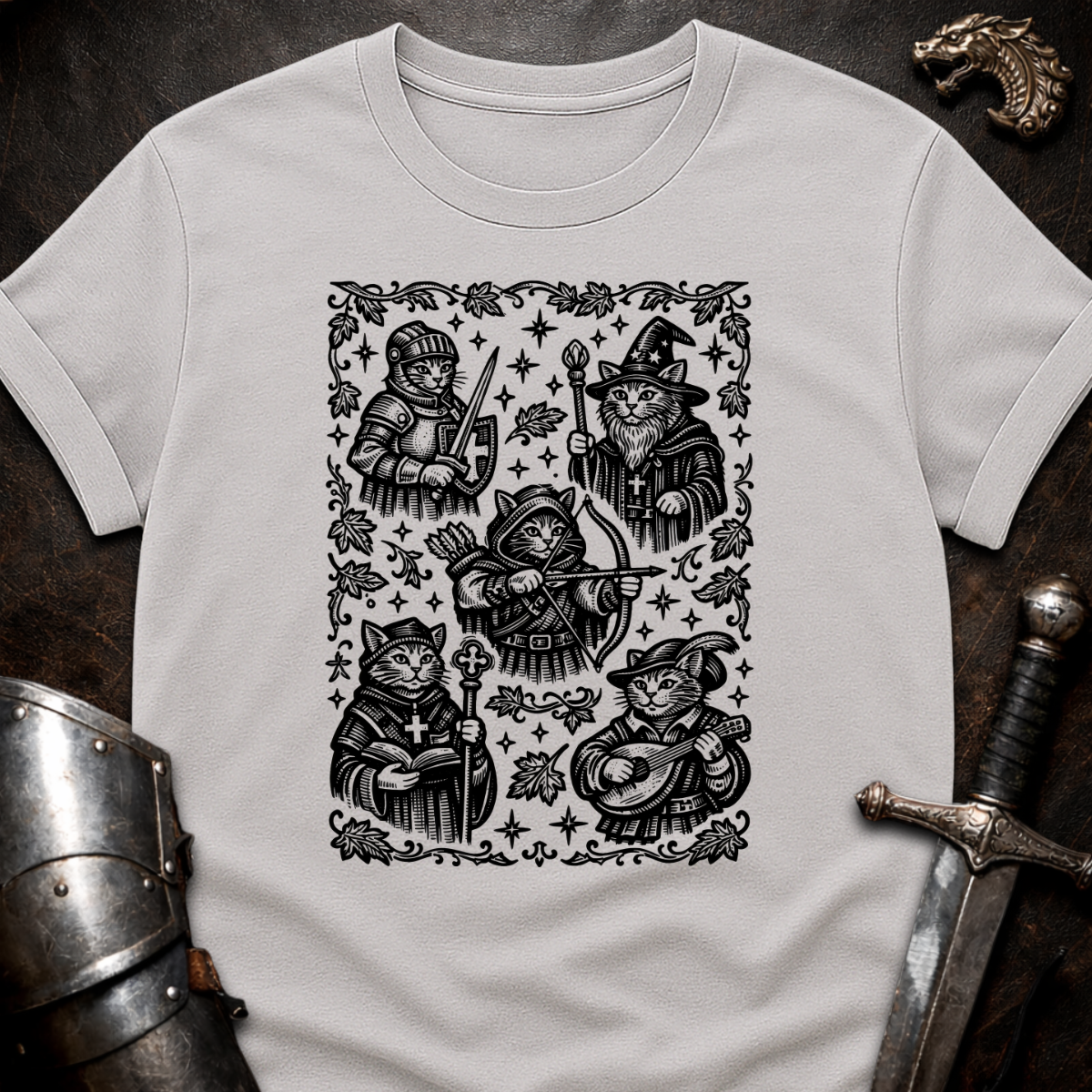 Medieval Cats T-Shirt
