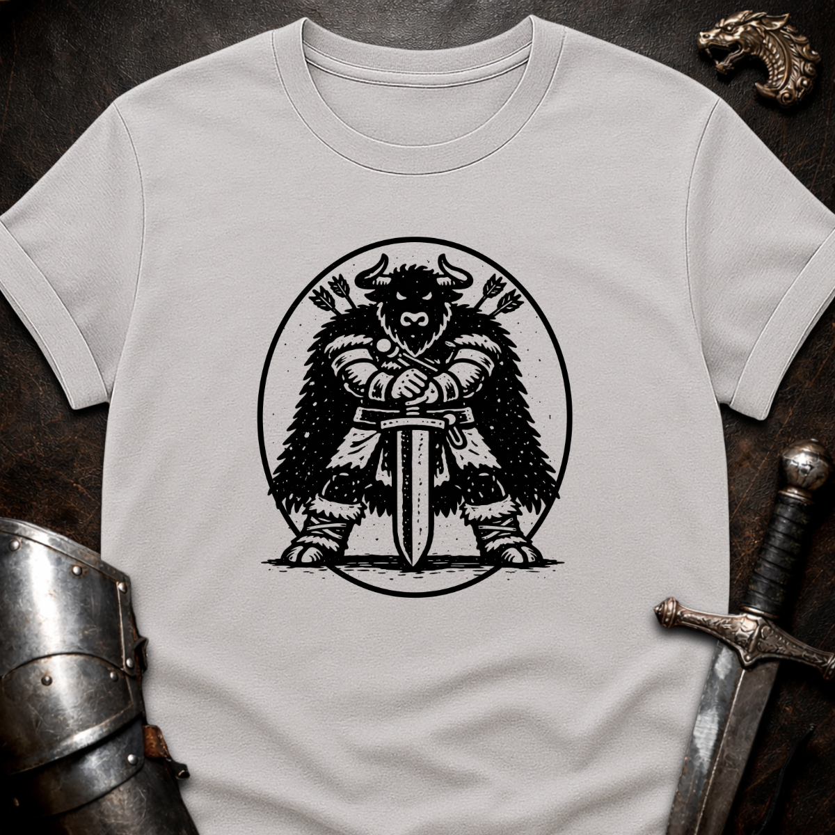 Minotaur with Sword T-Shirt