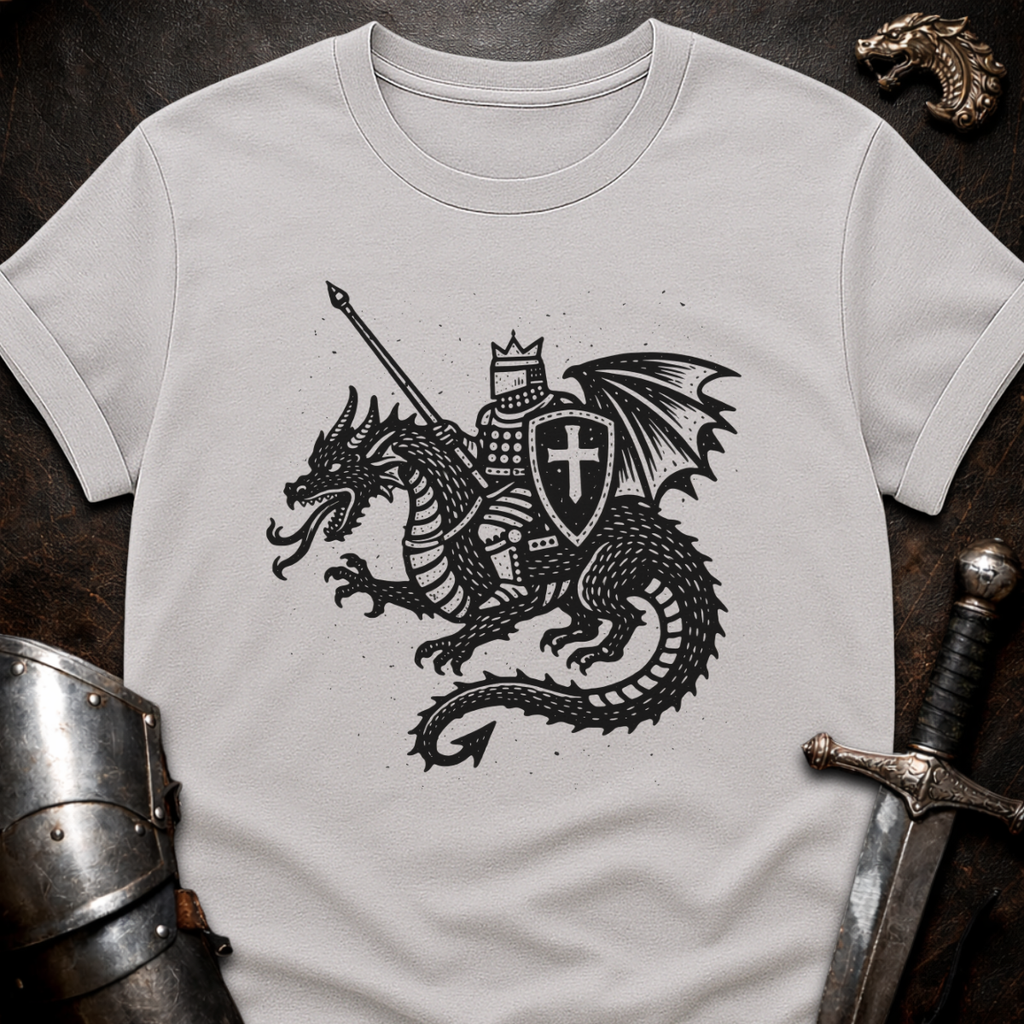 Jouster on Dragon T-Shirt