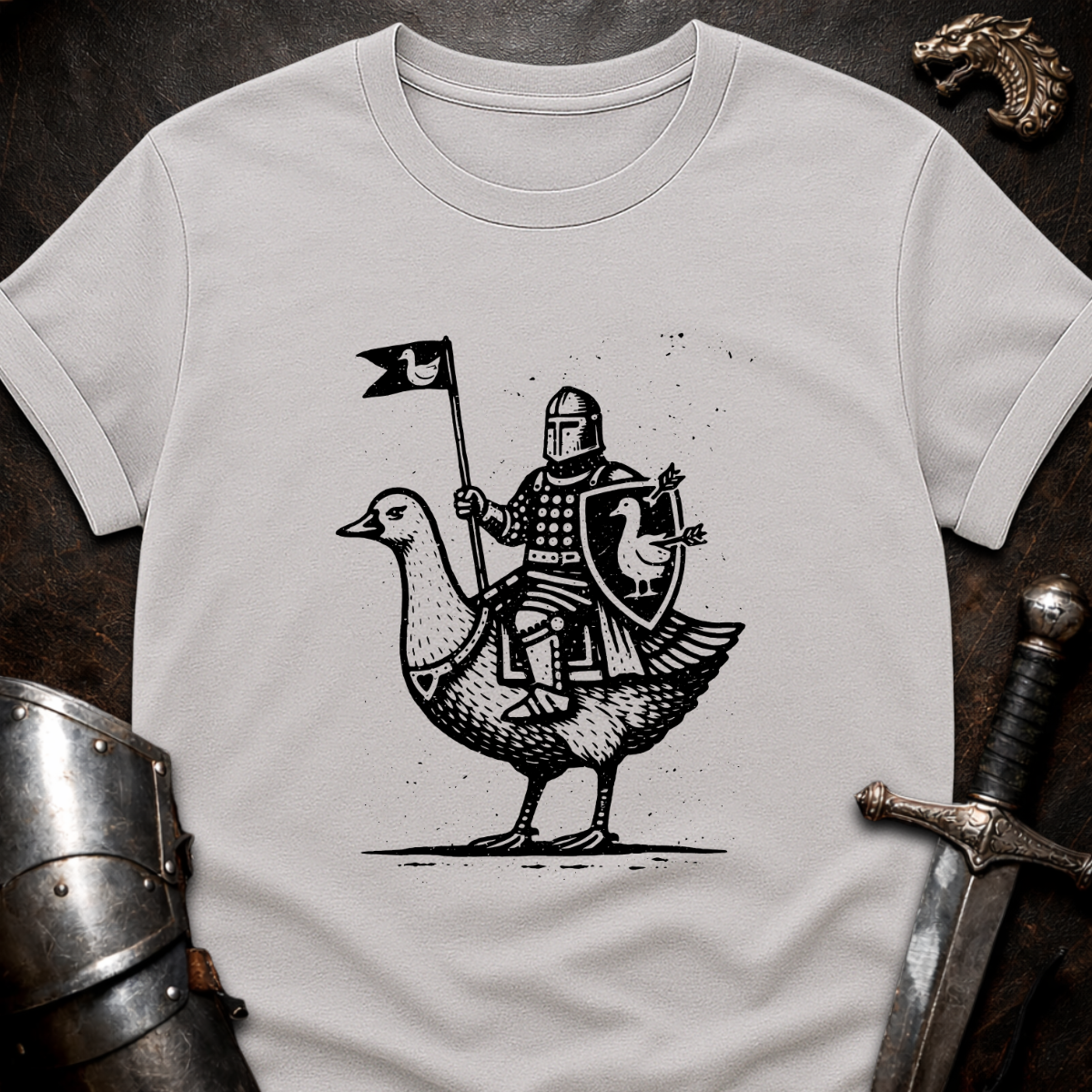 Knight on Goose T-Shirt
