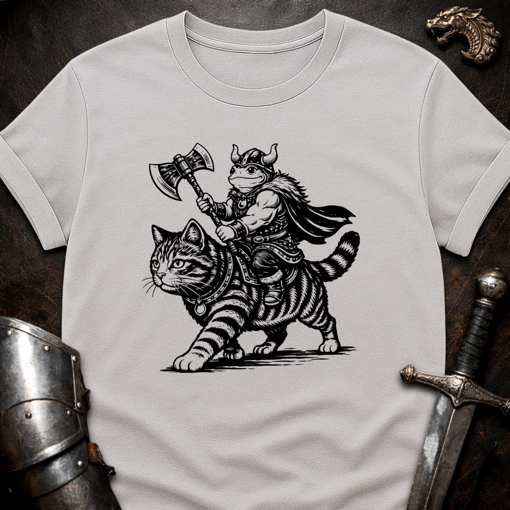 Frog on Cat T-Shirt