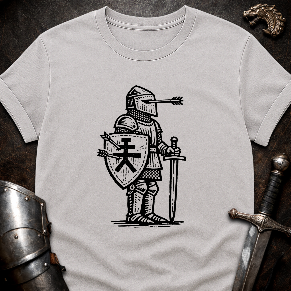 Knight With Arrows T-Shirt