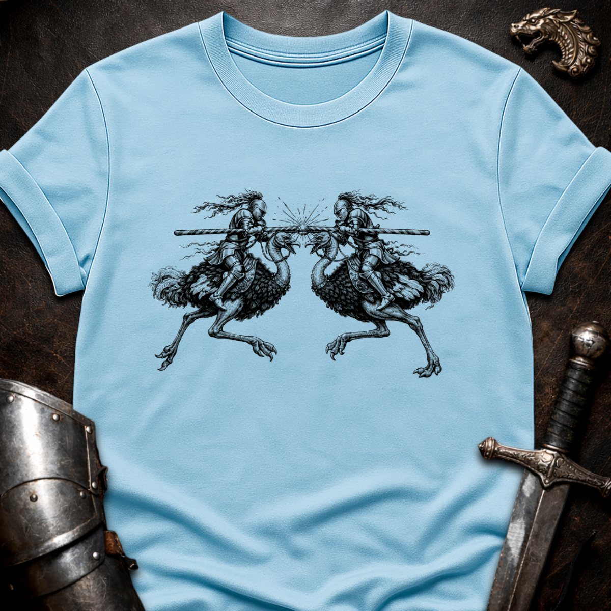 Ostrich Jousting T-Shirt