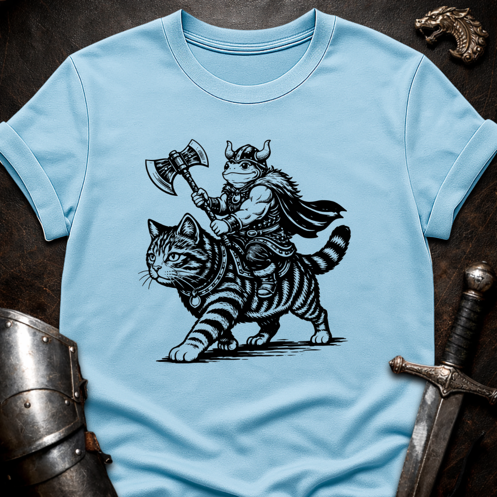 Frog on Cat T-Shirt