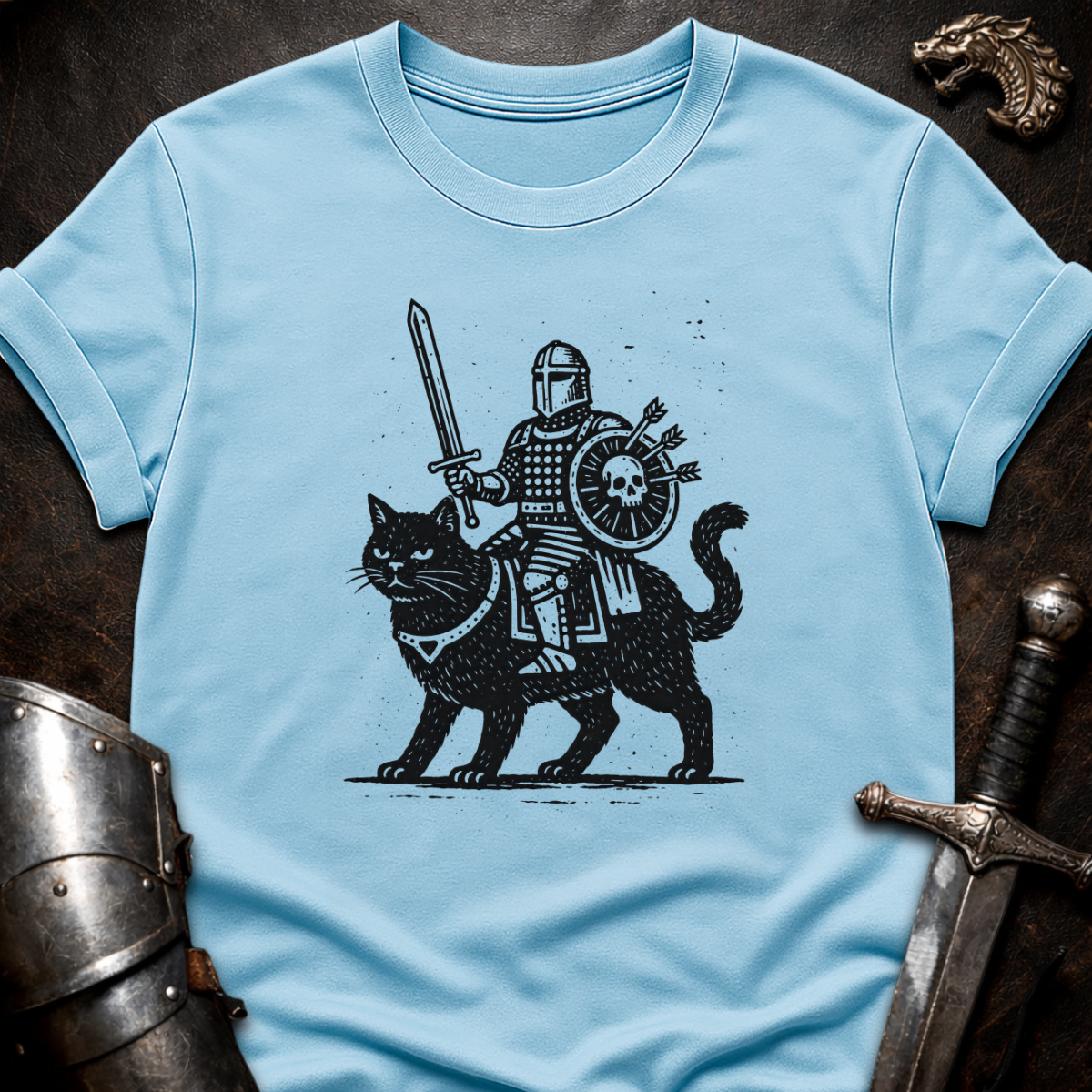 Knight on Cat T-Shirt